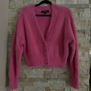 Barbie Pink Fluffy Cardigan